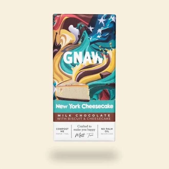 Gnaw New York Cheesecake Chocolate Bar