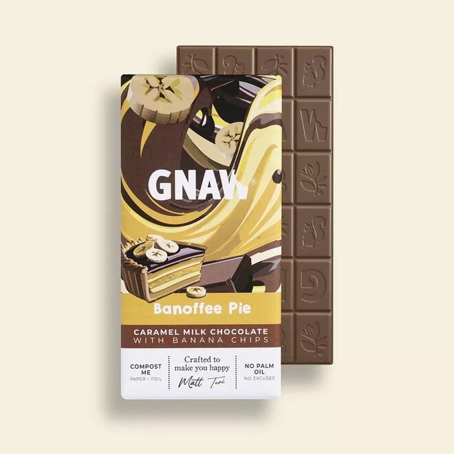 Gnaw Banoffee Pie Milk Chocolate Bar