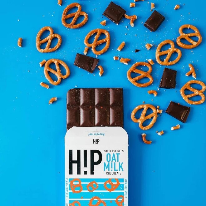 Hip Salty Pretzels Oat Milk Chocolate Bar