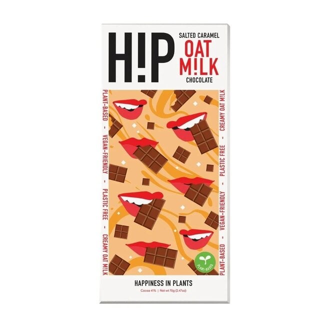 Hip Salted Caramel Oat Milk Chocolate Bar