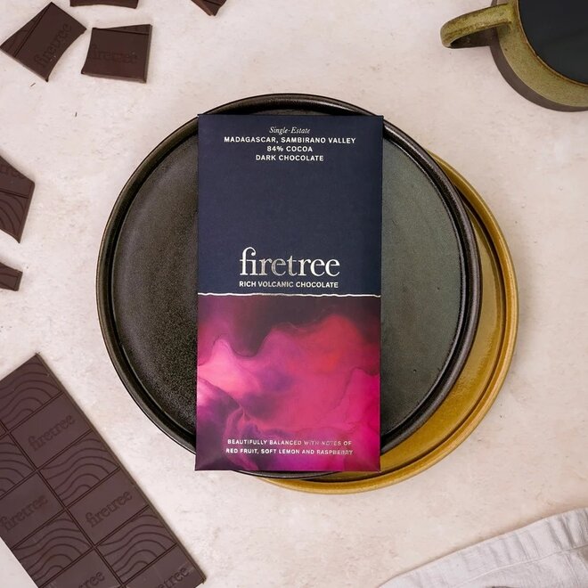 Firetree Madagascar Sambirano Valley 84% Cocoa Chocolate Bar
