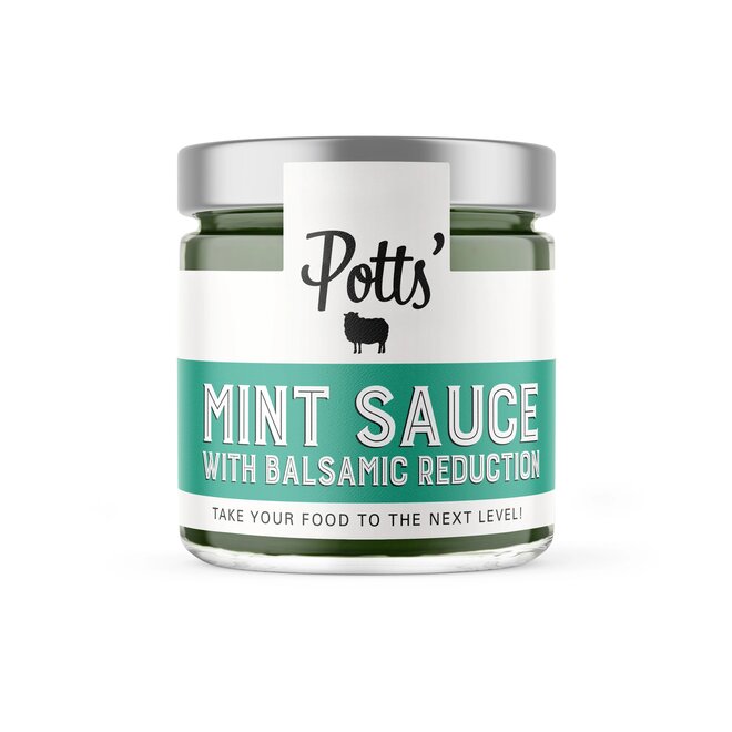 Pott's Mint Sauce with Balsamic Reduction