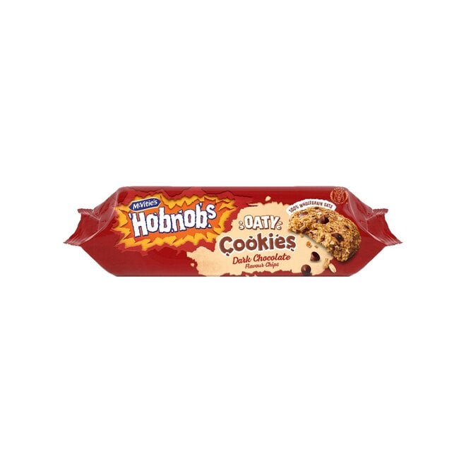 McVitie's Hobnobs Oaty Dark Chocolate Chip Cookies