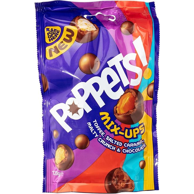 Poppets Mix Ups Pouch Bag 120g