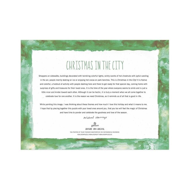 Christmas in the City 1000-Piece Puzzle