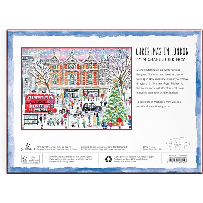 Christmas in London 1000-Piece Puzzle