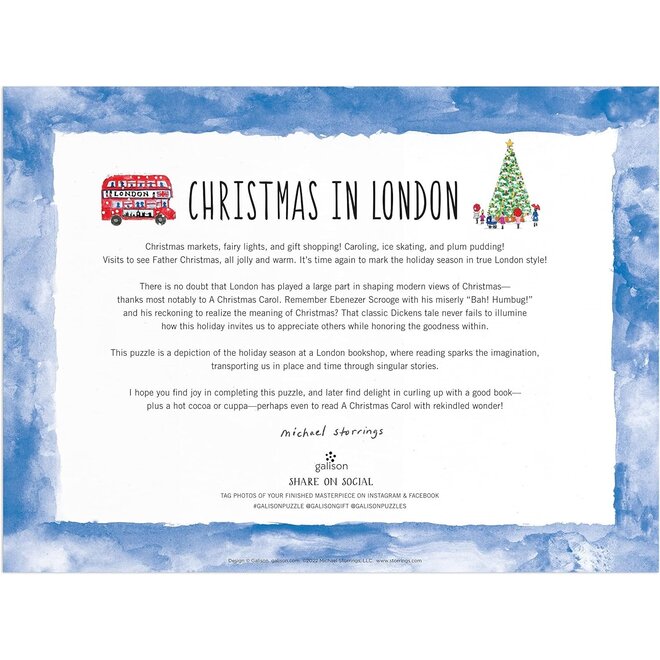 Christmas in London 1000-Piece Puzzle