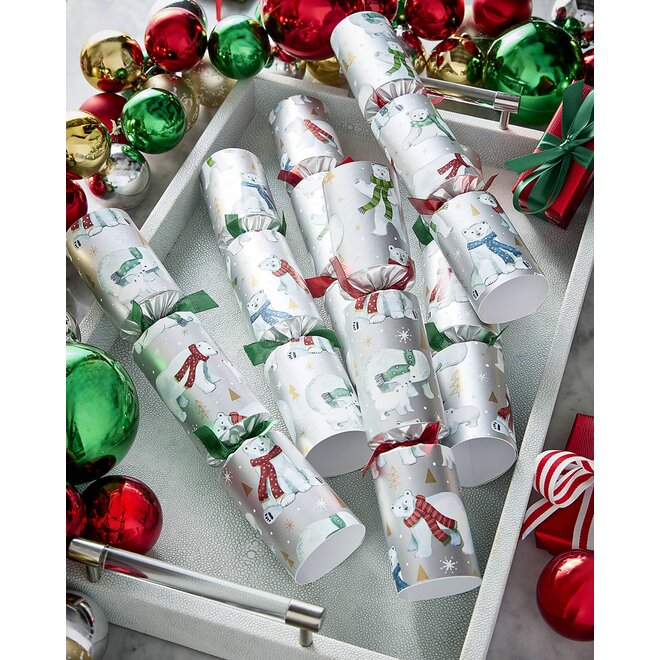 Racing Polar Bear Crackers (Box of 6)