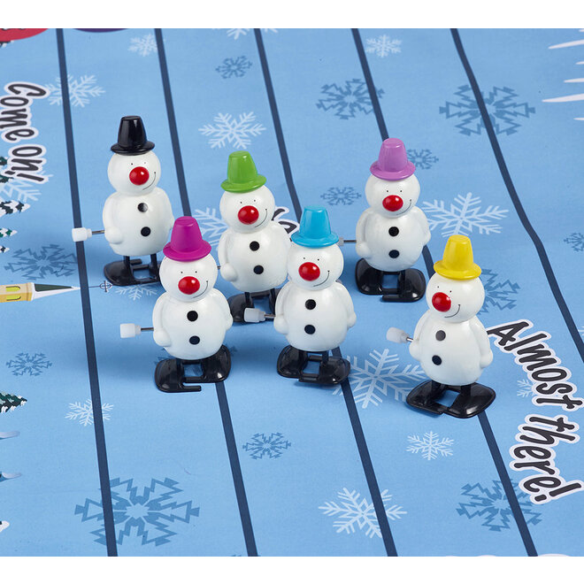 Racing Snowmen Christmas Crackers (Box of 6)