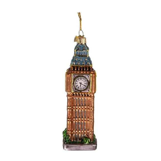 Noble Gems Big Ben Glass Ornament