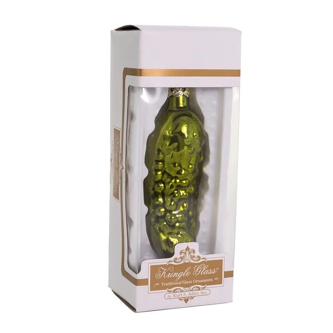 Glass Pickle Ornament