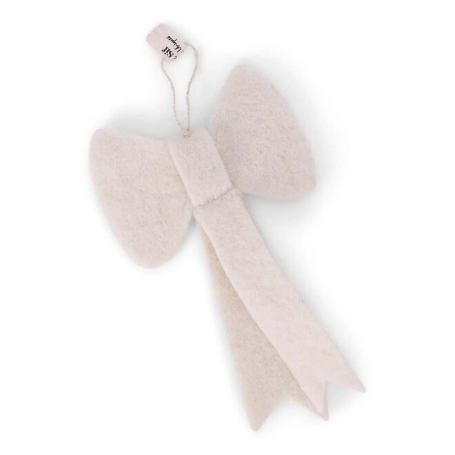 White Bow Ornament