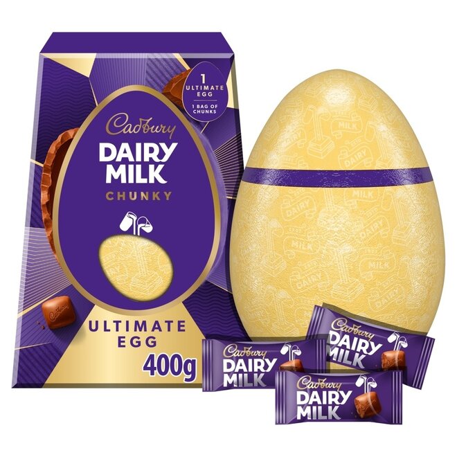Cadbury Dairy Milk Chunky Ultimate Egg 389g