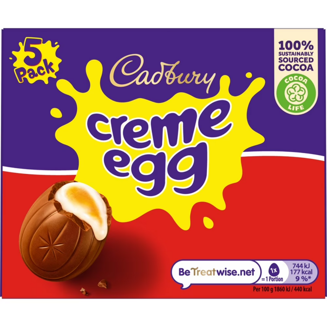 Cadbury Creme Eggs 5 Pack