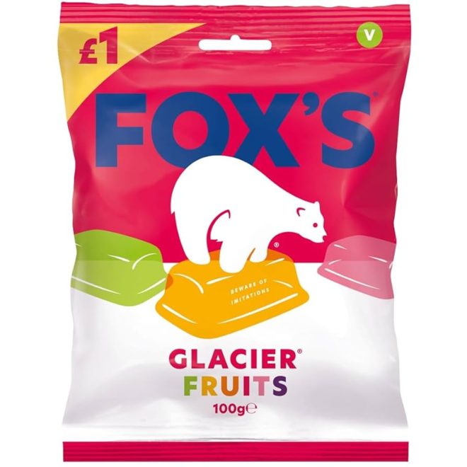 Fox's Glacier Fruits 100g