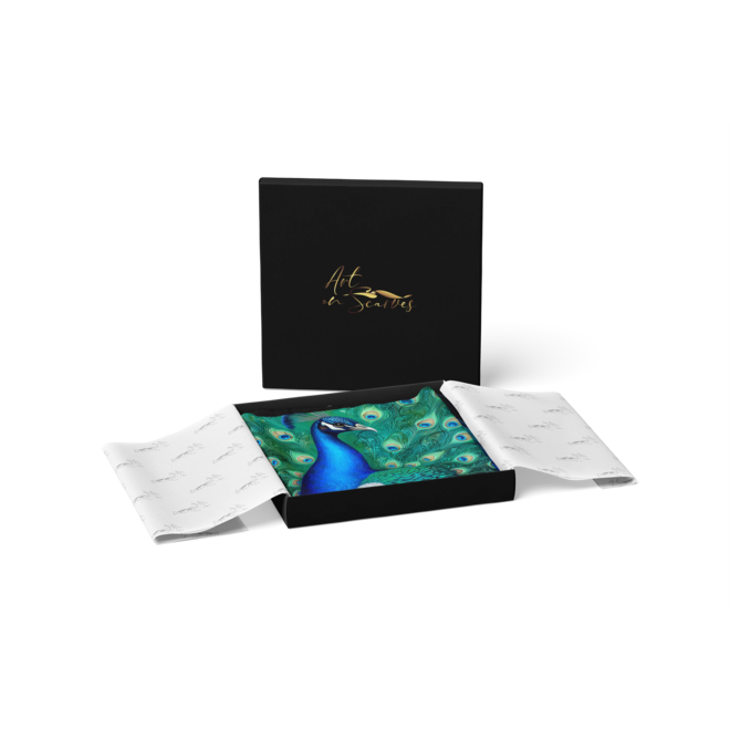 Peacock Silk Heritage Collection Scarf