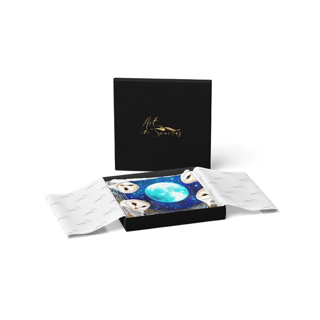 Owls Silk Heritage Collection Scarf