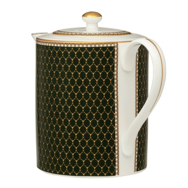 Antler Trellis Dark Green Teapot