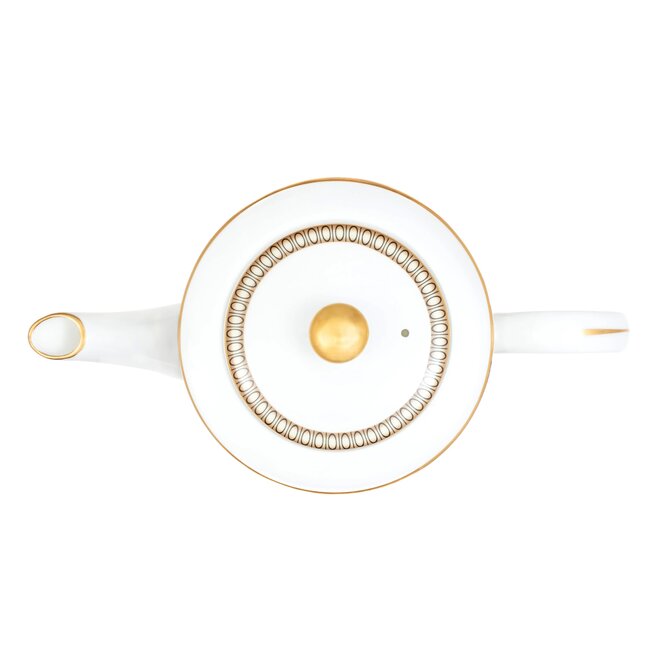 Antler Trellis Dark Green Teapot