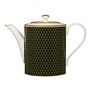 Antler Trellis Dark Green Teapot