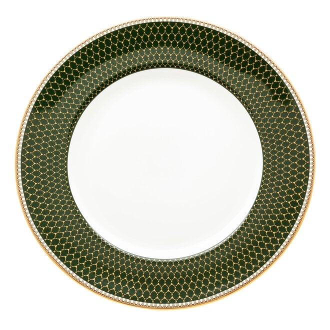 Antler Trellis Dark Green 10" Plate