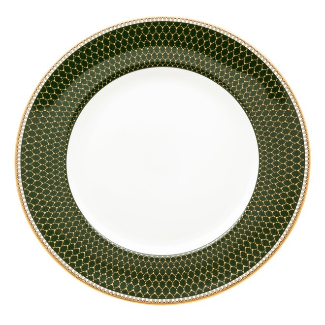 Antler Trellis Dark Green 8" Plate
