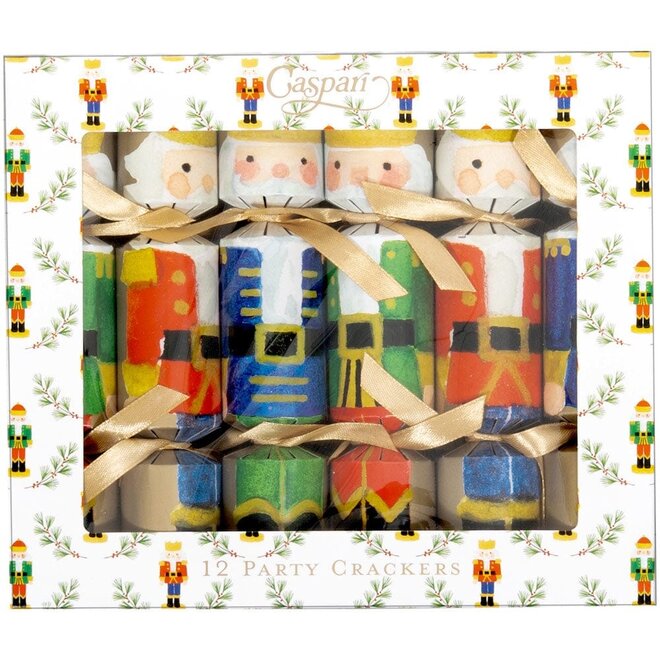 Painted Nutcrackers Mini Christmas Crackers (Box of 12)