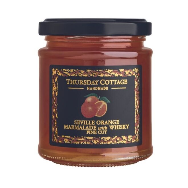 Thursday Cottage Orange &  Whiskey Fine Cut Marmalade 210g