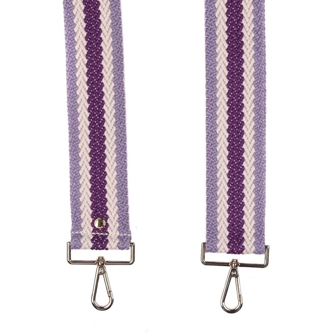Purple Woven Stripe Strap