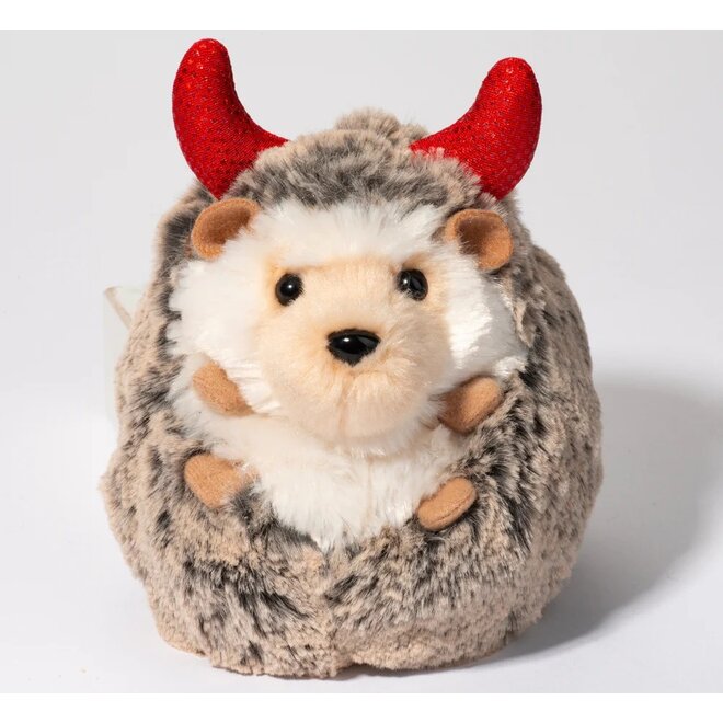 Spunky Hedgehog with Devil Horns