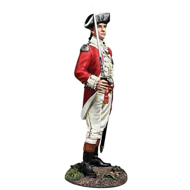 British 43rd Regiment of Foot Company Officer, Standing, 1780 Figurine