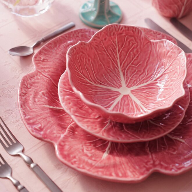 Pink Cabbage Fruit Plate