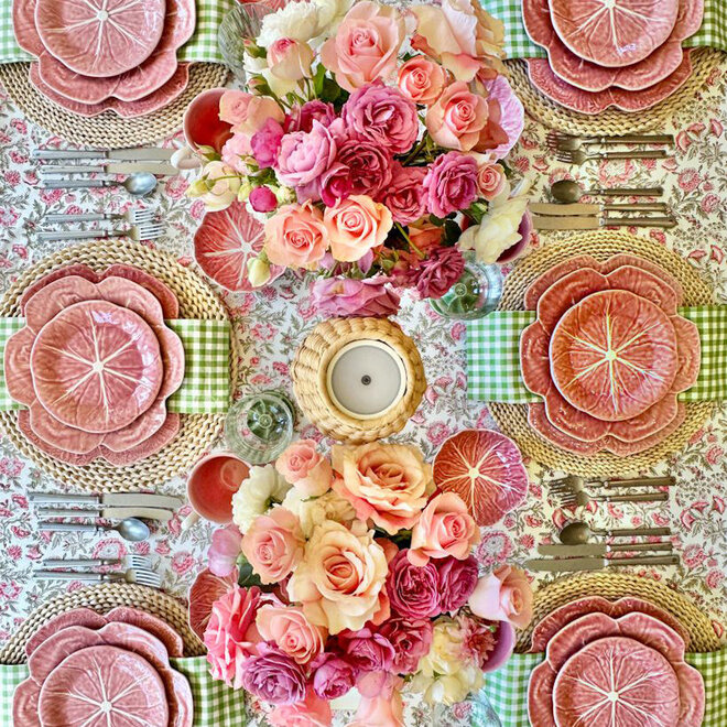 Pink Cabbage Large Bowl