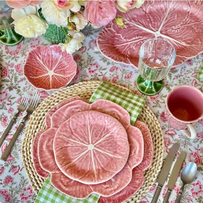 Pink Cabbage Charger Plate