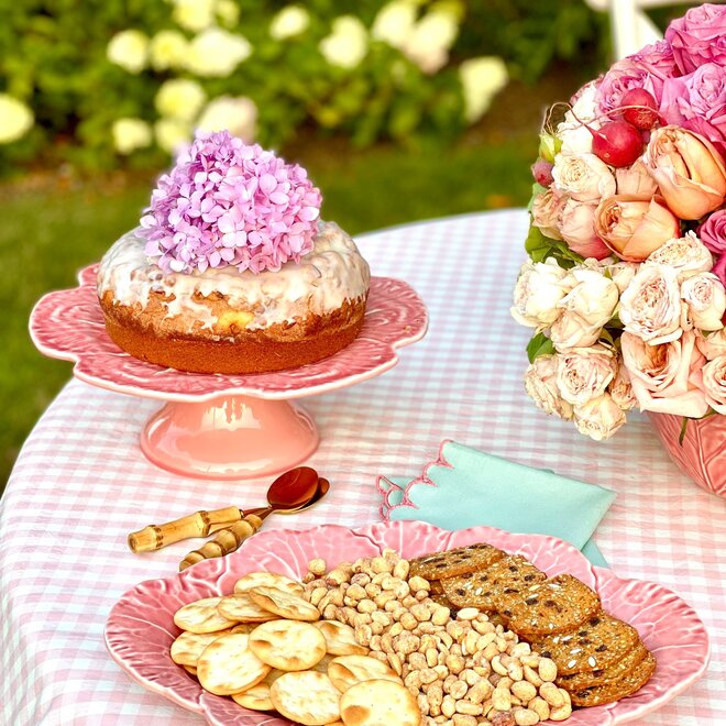 Pink Cabbage Cake Stand