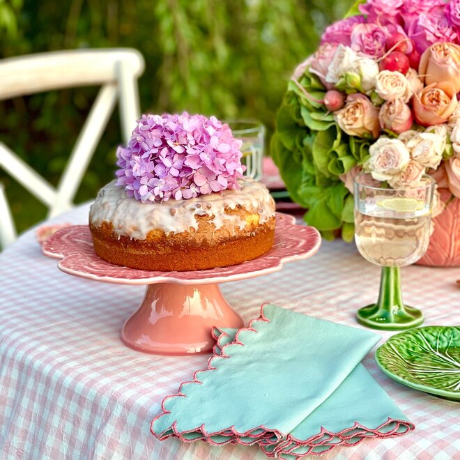 Pink Cabbage Cake Stand