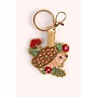 Hedgehog Beaded Keyring