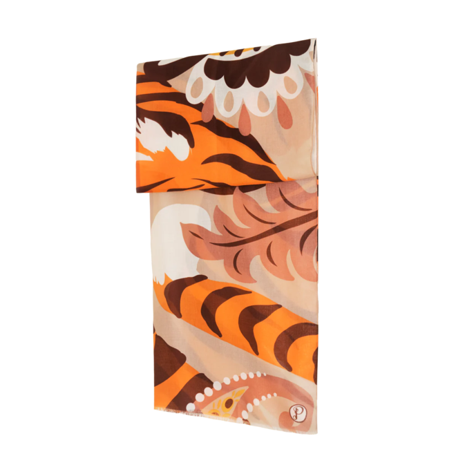 Printed Thrill of the Tiger Scarf