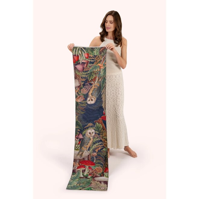 Wild Woodland Owl Lux Scarf