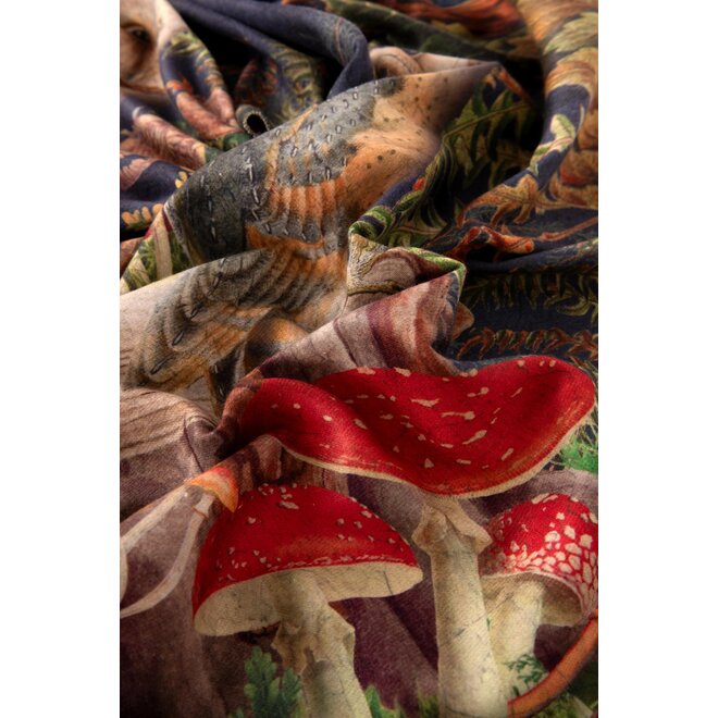 Wild Woodland Owl Lux Scarf