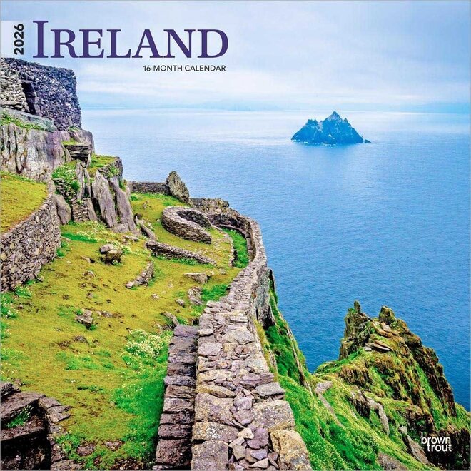 Ireland 2026 Square Wall Calendar