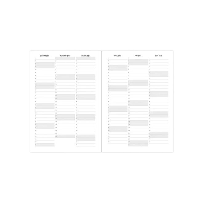 Inspire A5 Week to View Planner 2026, Navy