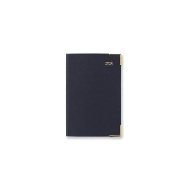 Classic Mini Pocket Week to View Planner 2026, Sunday Start, Dark Blue