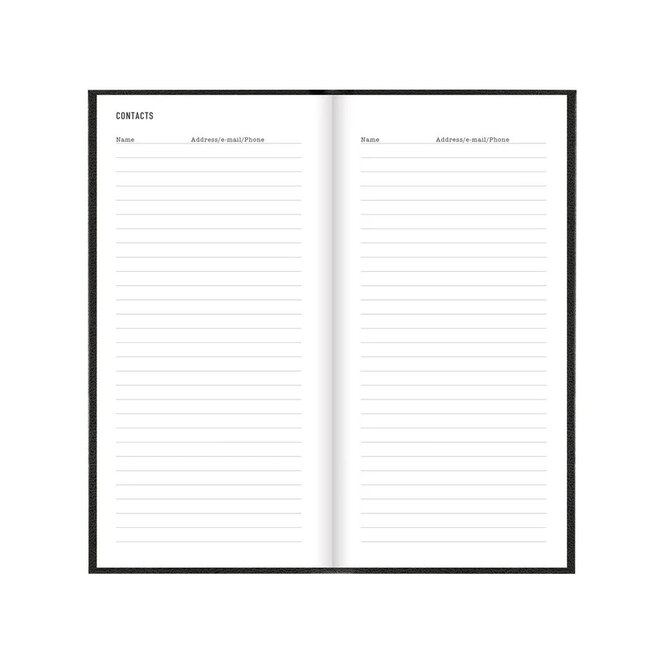 Principal Compact Week to View Planner 2026, Black