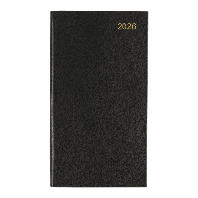 Principal Compact Week to View Planner 2026, Black