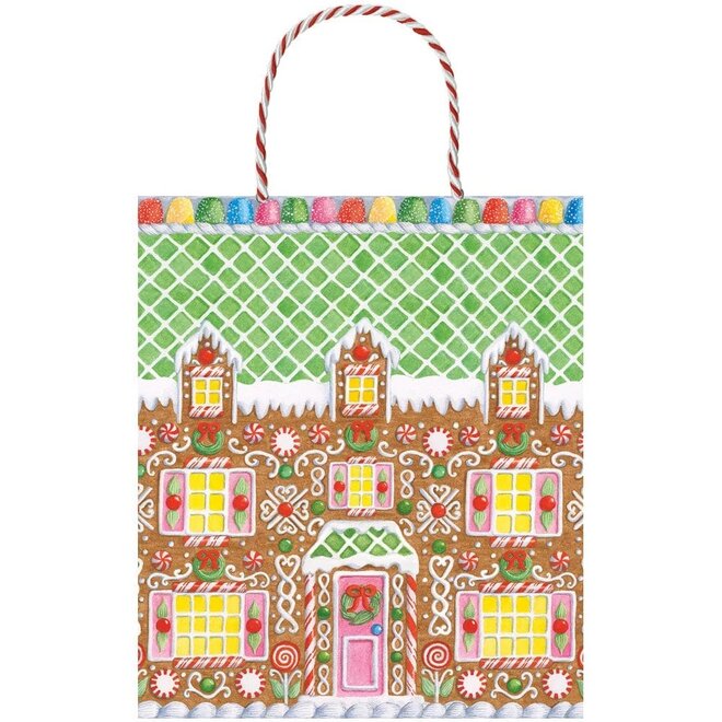Gingerbread House Medium Gift Bag