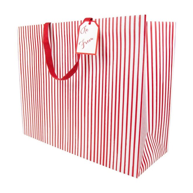 Stripes For Days Red/White Jumbo Gift Bag