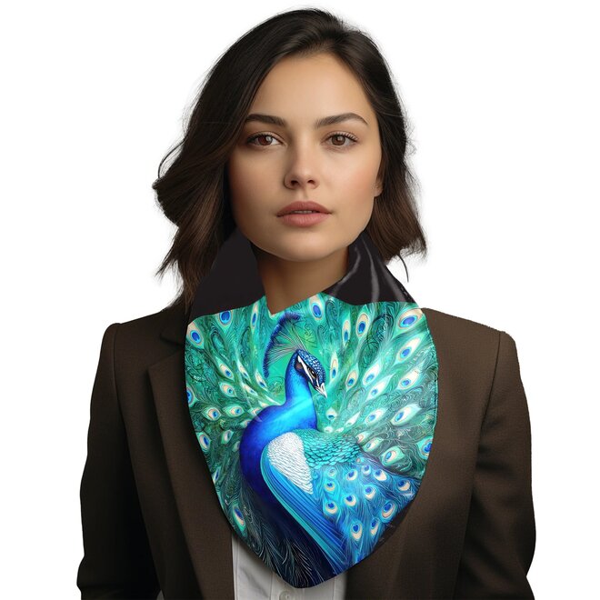 Peacock Silk Heritage Collection Scarf
