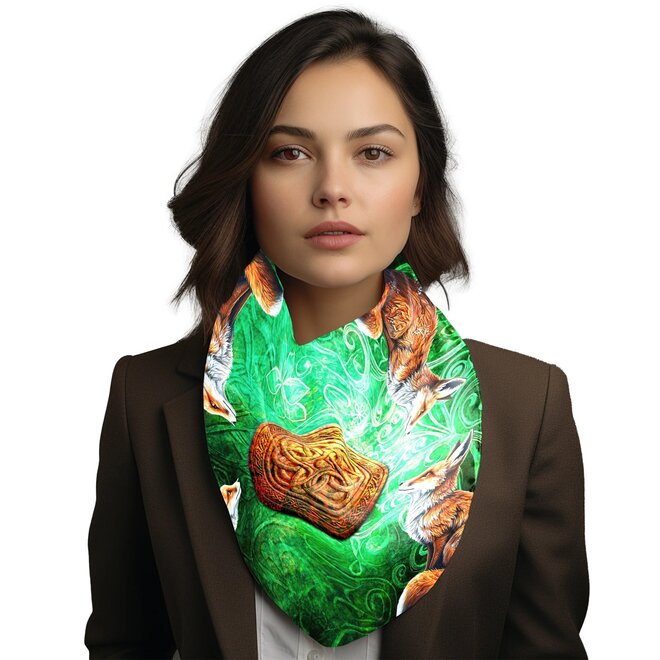 Fox Silk Heritage Collection Scarf