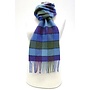 Calzeat of Scotland Lagos Carousel Border Lambswool Scarf